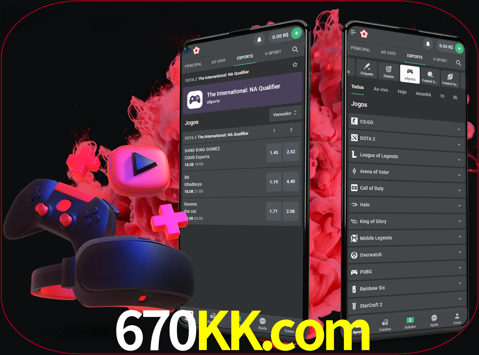 Para ter a aplicação móvel 670kk no seu smartphone, basta descarregar o ficheiro apk e seguir as instruções.