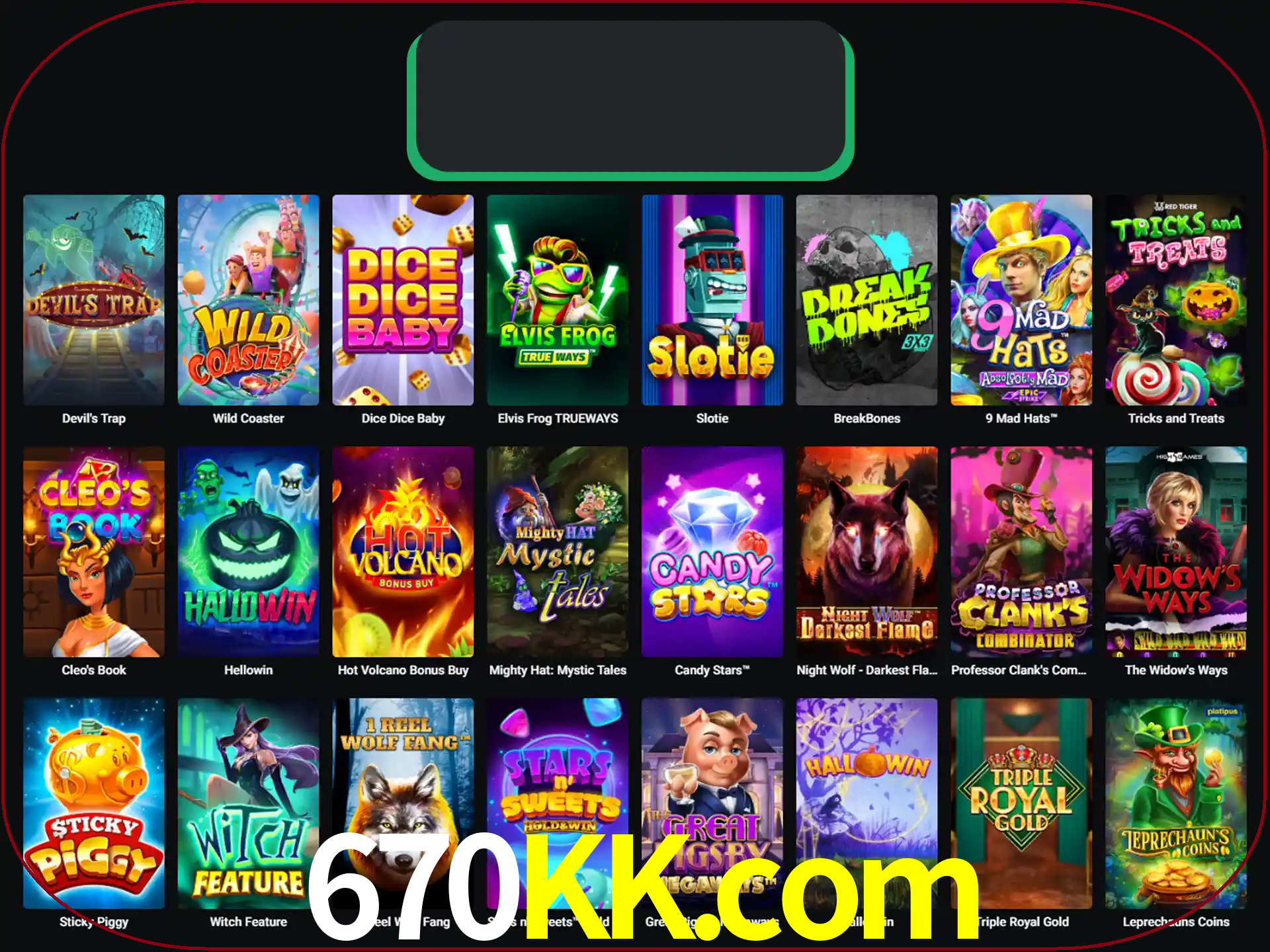 Procure por seus amados jogos de slot.