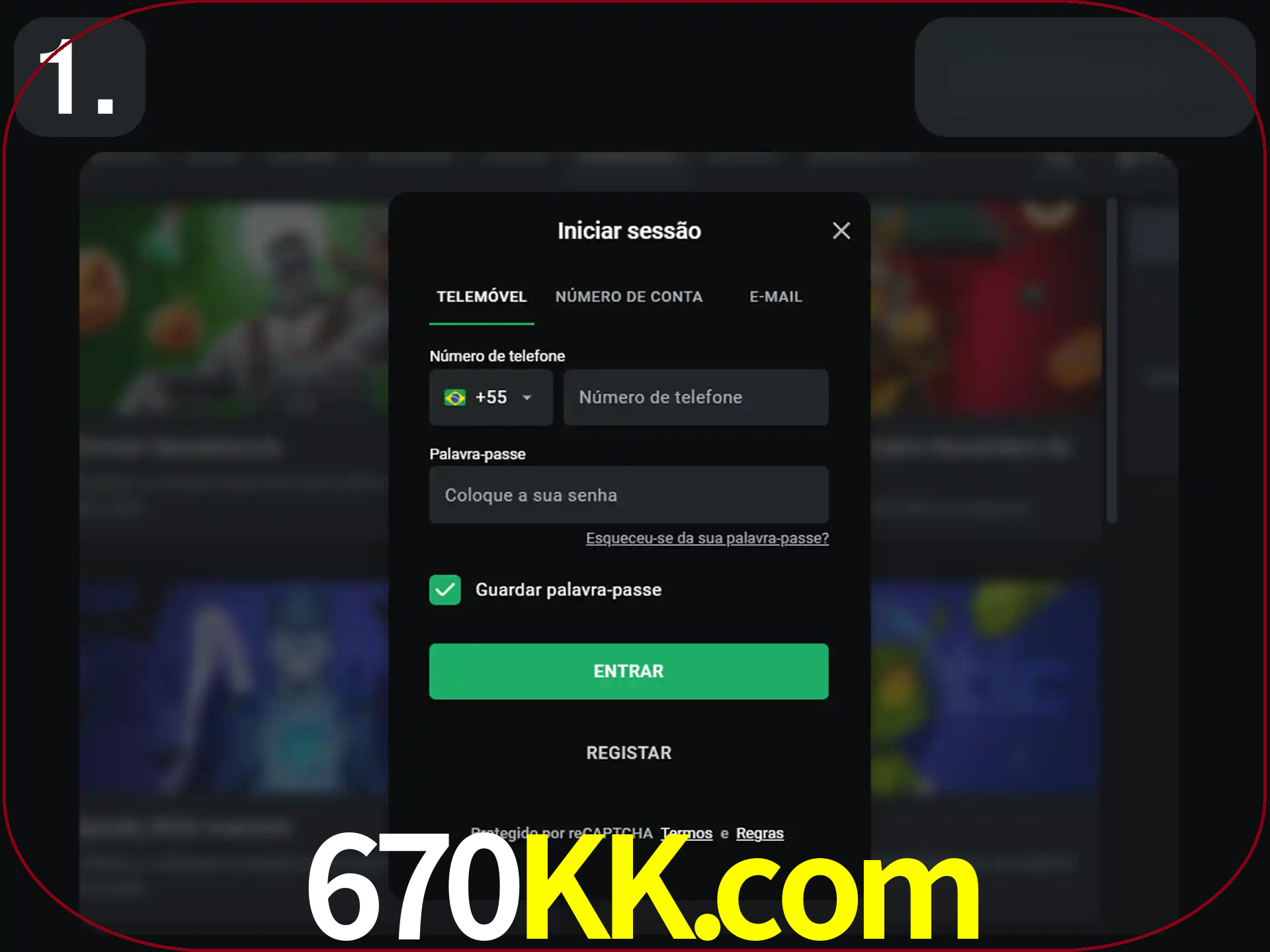 Acesse o site.
